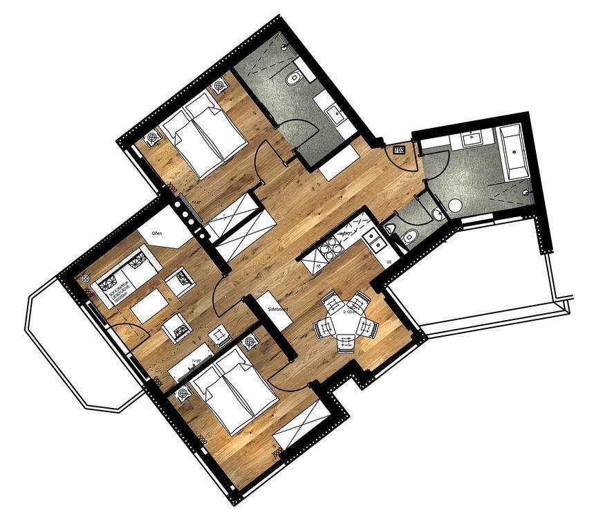 Apartmenthaus Enzian Hochsoelden Exteriér fotografie